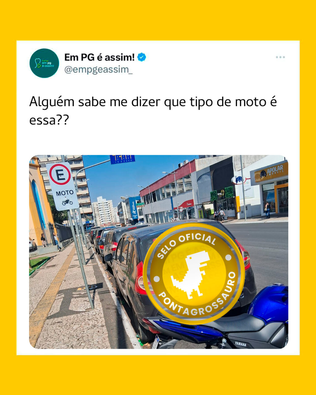 Alguém sabe me dizer que tipo de moto é essa??