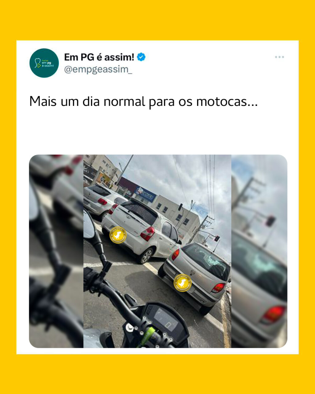 Mais um dia normal para os motocas #pontagrossauros