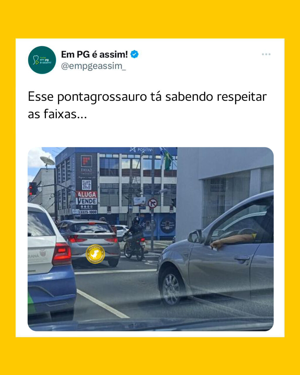 Os motoqueiros que lutem! #pontagrossauro