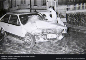 Registro de Acidente na Rua Augusto Ribas