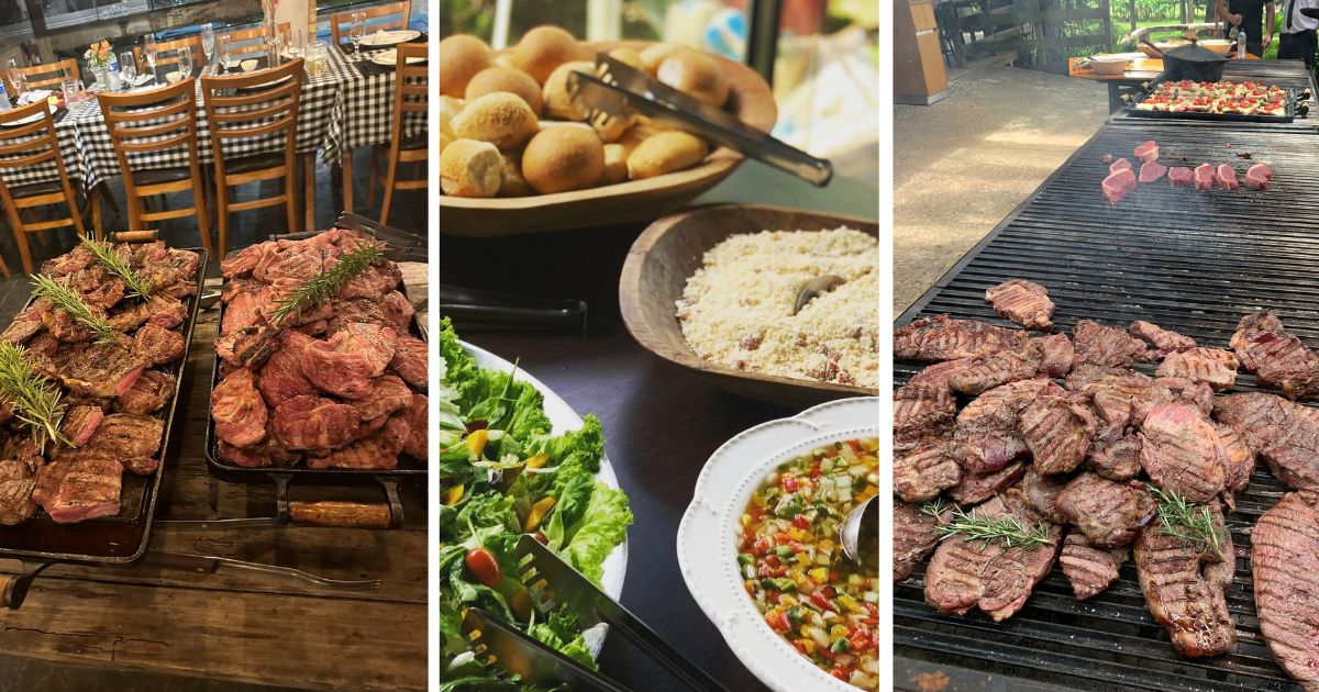 Já provou churrasco na parrilla? Se ainda não, não perca a oportunidade neste sábado!