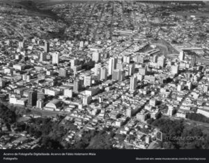 Vista Aérea de Ponta Grossa na década de 90