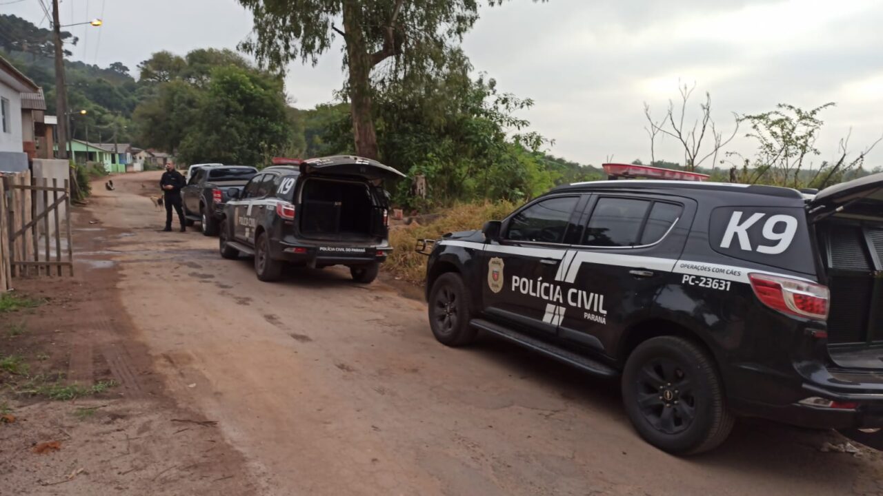 Polícia Civil prende cinco suspeitos de tráfico em operação em Castro