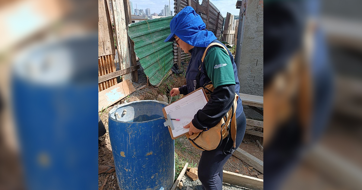 Mutirões da Prefeitura destruíram 950 focos do mosquito da dengue em uma semana
