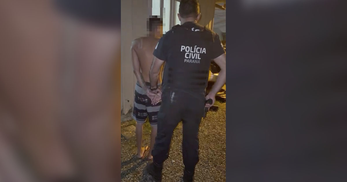 PCPR e PCSC realizam a prisão de criminoso responsável por bilhete premiado