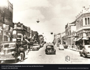 Avenida Vicente Machado na década de 40
