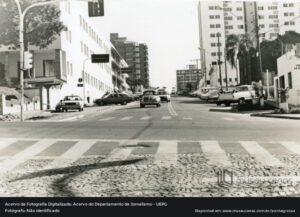 Rua Penteado de Almeida na década de 80