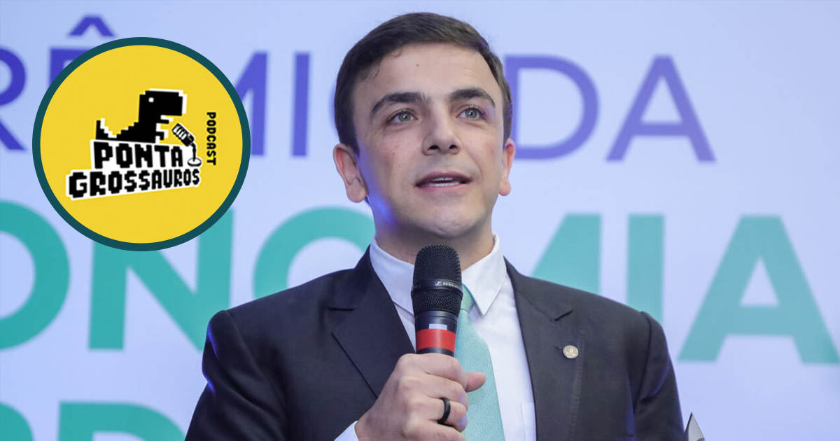 Aliel Machado será o convidado do Pontagrossauros Podcast nesta terça (30)