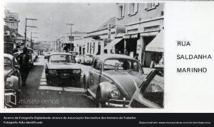 Rua Saldanha Marinho na década de 70