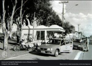 Guarita do 1º BPM da Polícia Militar.