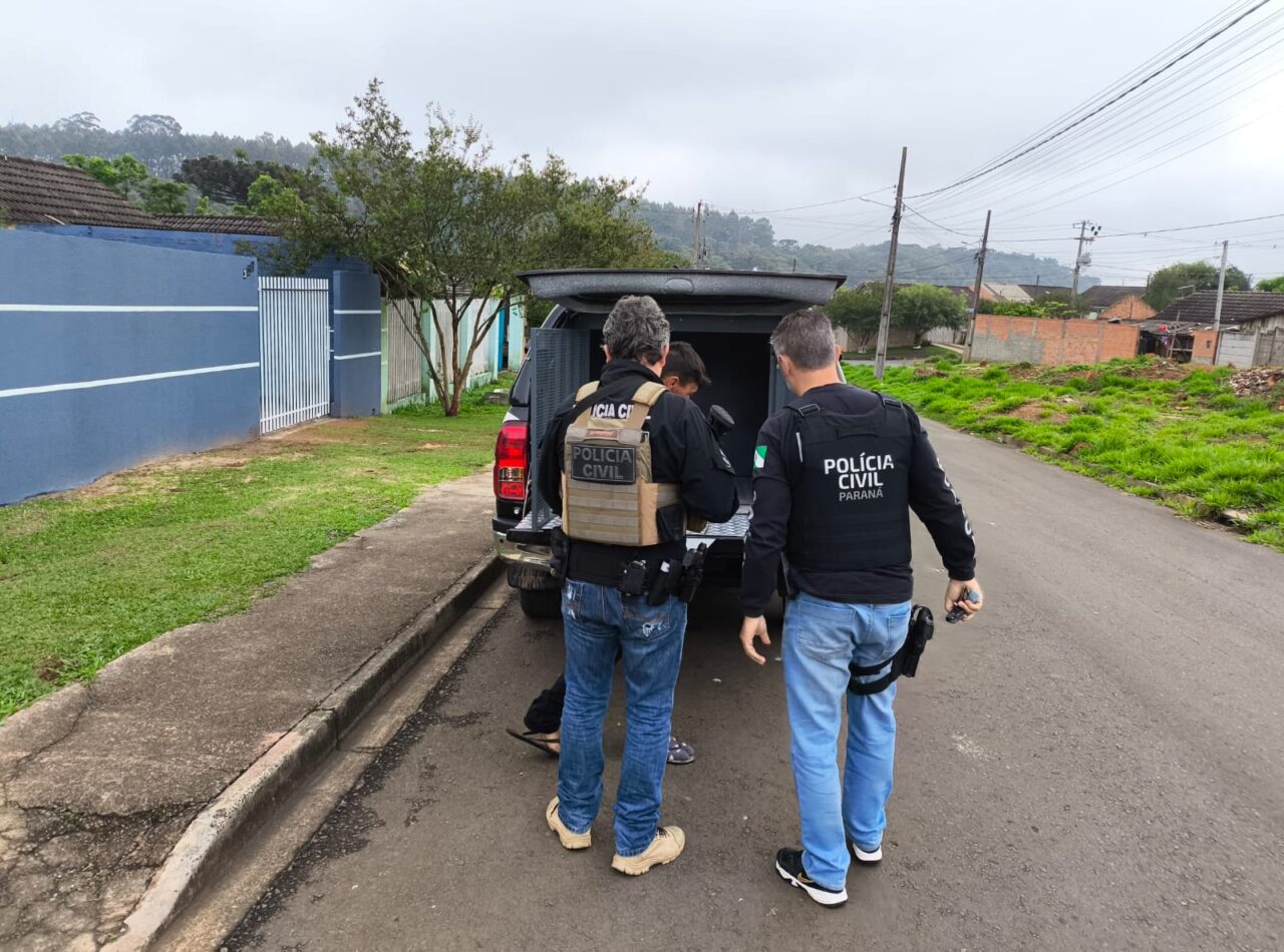 Polícia Civil de Ponta Grossa prende suspeito de homicídio ocorrido em agosto no Jardim Boreal