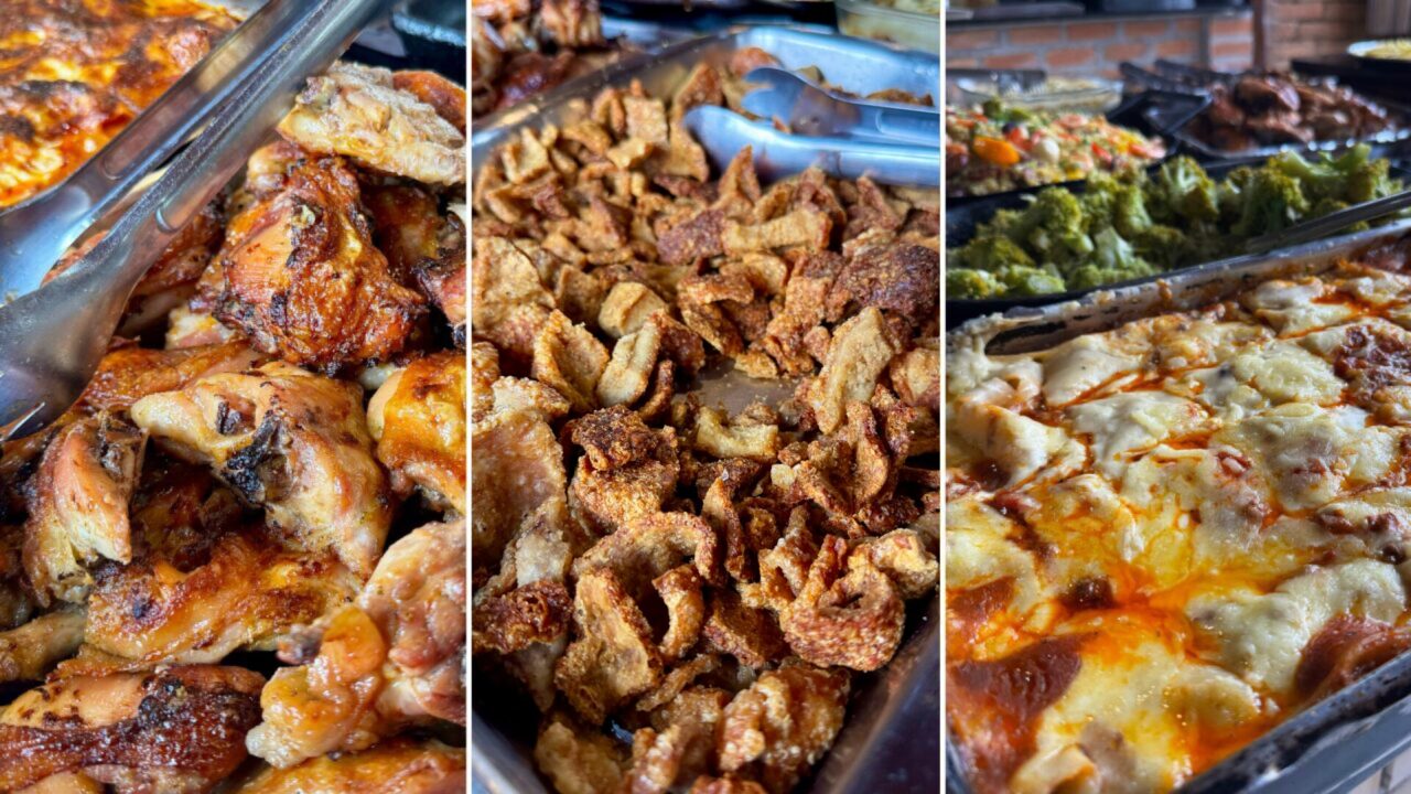 Almoço no centro de PG: Sabores do Sul serve buffet com carnes assadas e marmitas a partir de R$ 13