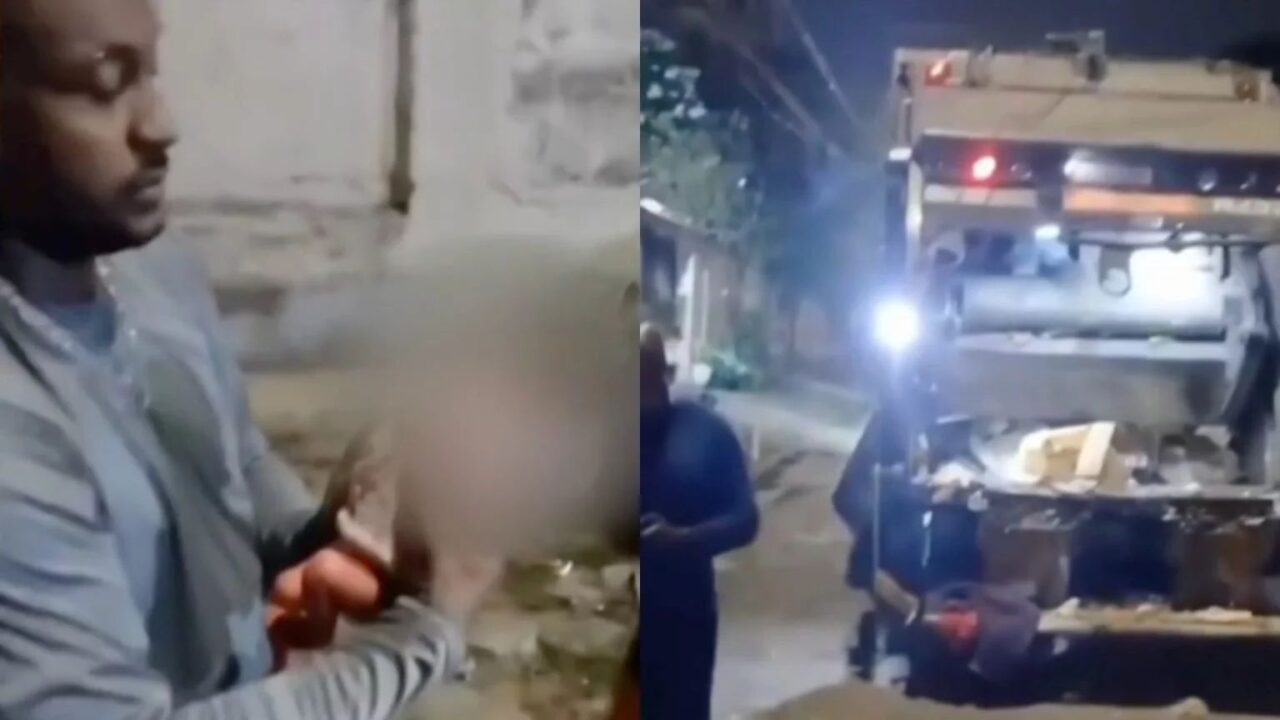 Bebê é encontrado no lixo na zona norte do Rio e Justiça é acionada