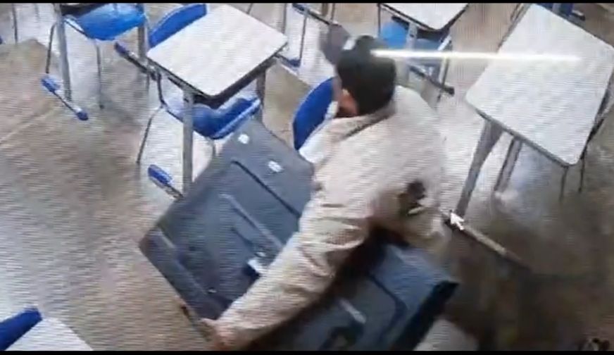 Polícia Civil prende suspeito de furtos em escola estadual no Jardim Carvalho