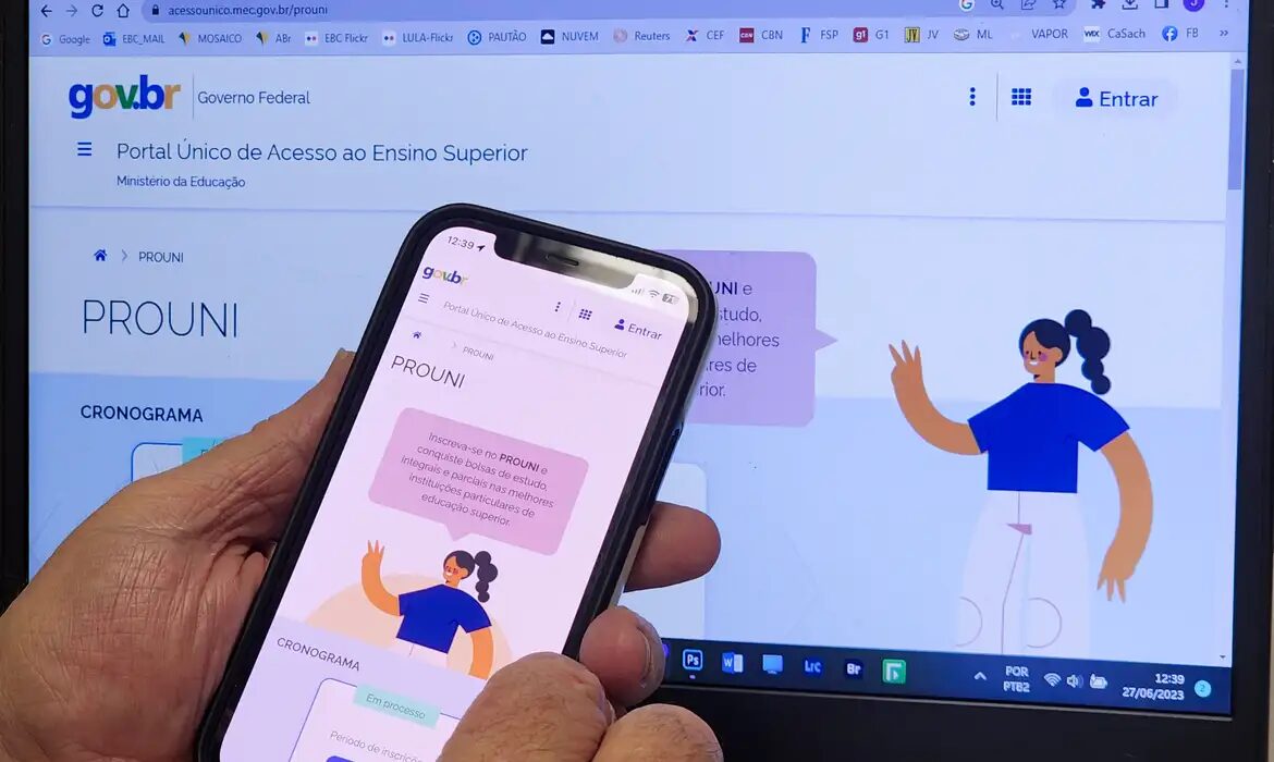 Começam nesta segunda (30) as inscrições para bolsas do Prouni