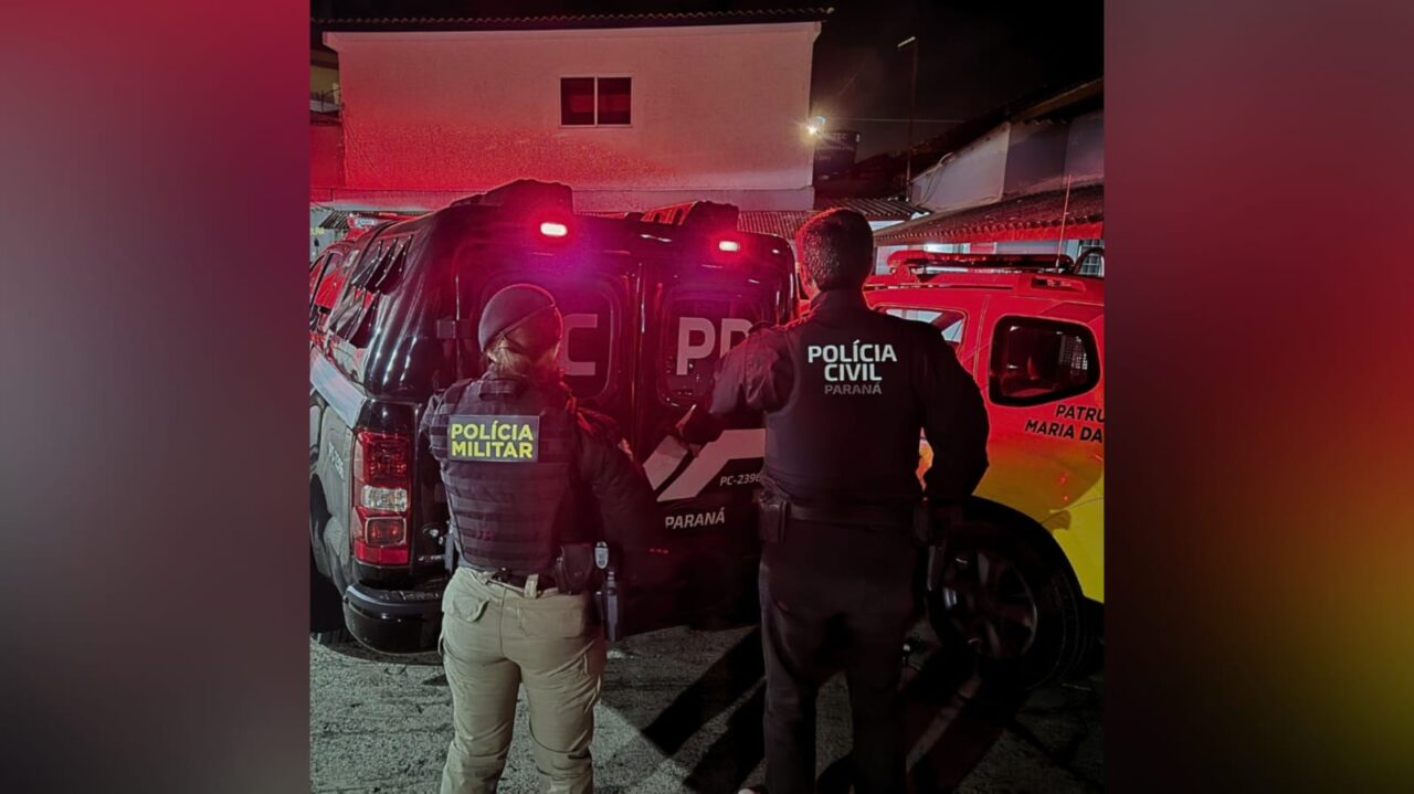 Homem é preso por ameaçar e agredir esposa e filho em Irati