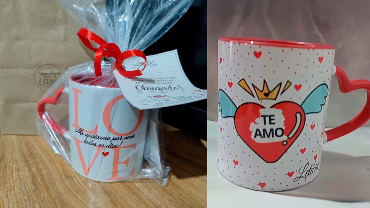 Transforme seu amor em presente: canecas personalizadas que falam por você neste Dia dos Namorados
