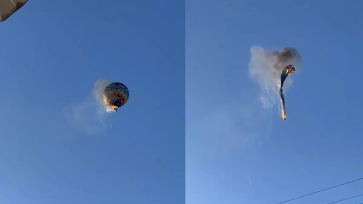 Oito pessoas morrem após queda de balão em Praia Grande (SC)