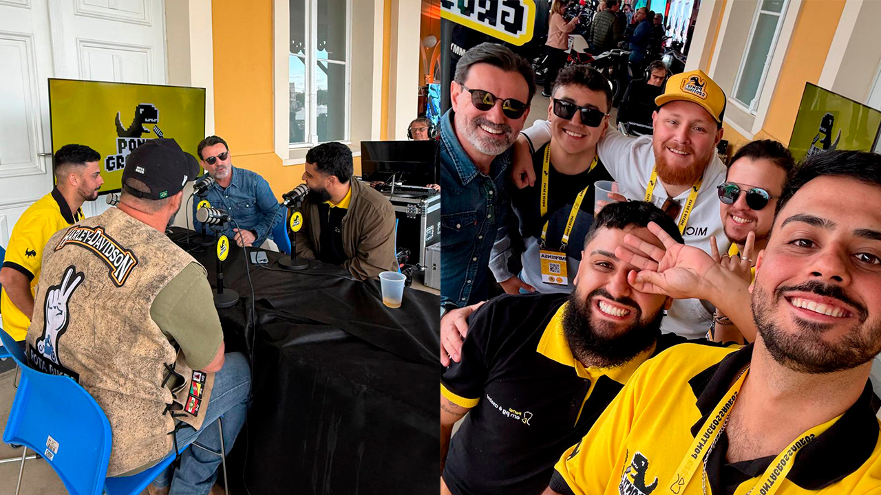 Pontagrossauros Podcast grava 19 episódios durante o Rota 01 em Ponta Grossa