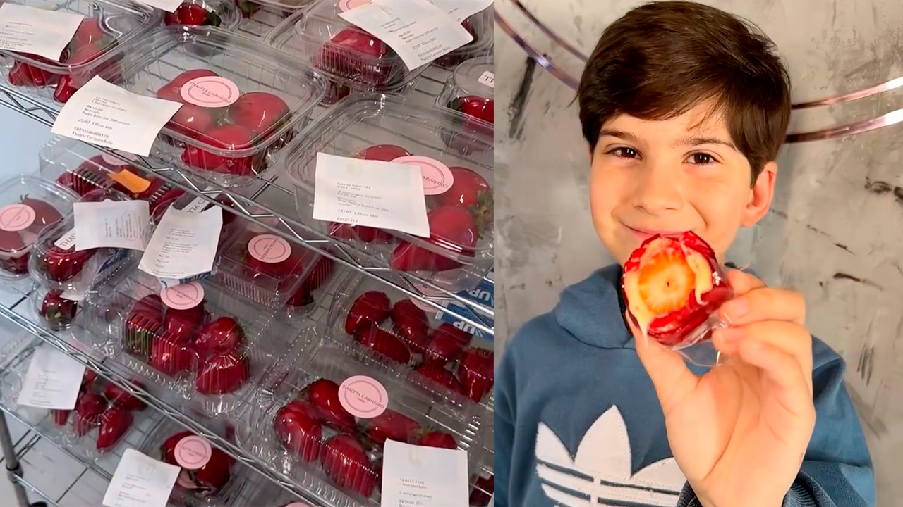 Morango do amor vira febre nas redes e movimenta confeitarias