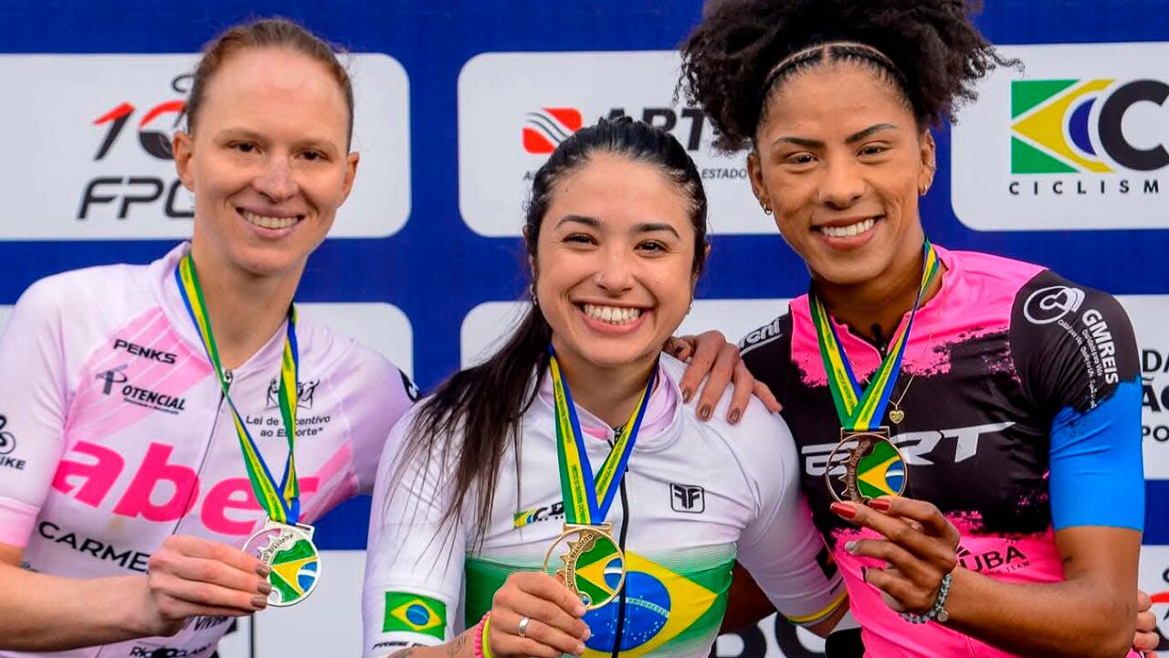 Atleta de Ponta Grossa, Talita Oliveira vence Brasileiro de Ciclismo de Estrada