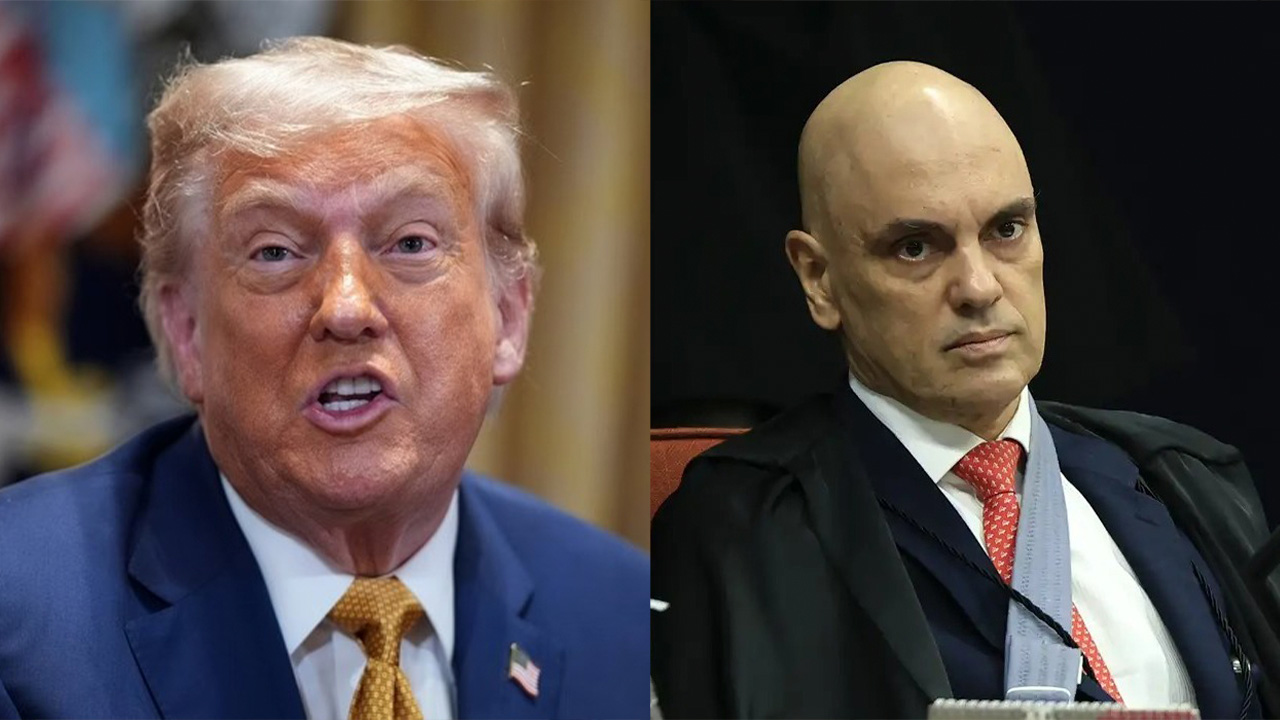 Trump sanciona Alexandre de Moraes com lei dos EUA contra abusos de direitos humanos