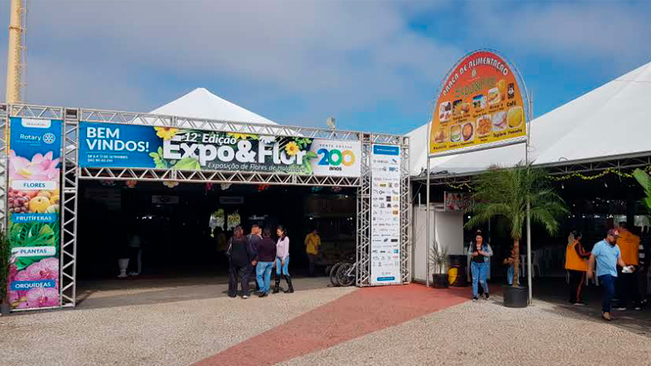 Expo&Flor destina recursos para entidades assistenciais de Ponta Grossa