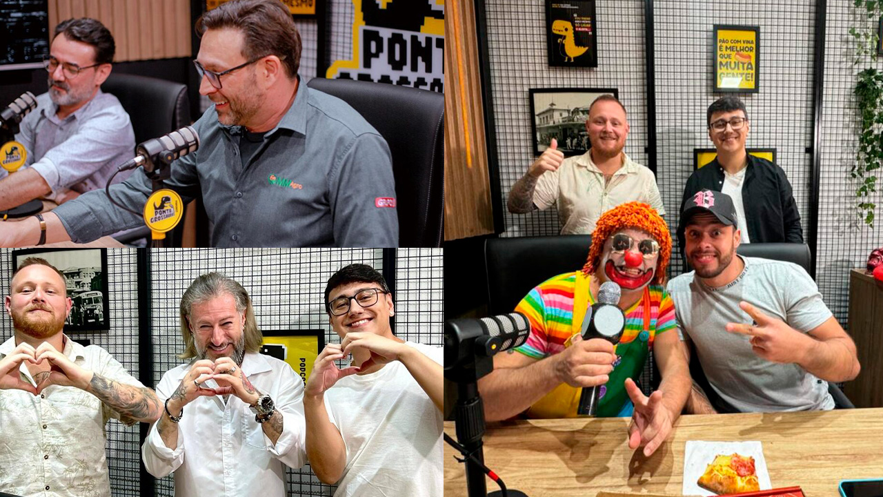 Inscreva-se para participar dos próximos episódios do Pontagrossauros