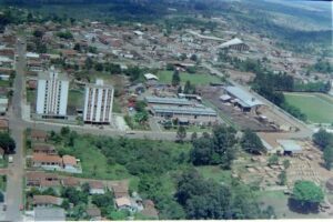 Vista aérea do Nova Rússia – Década de 1980