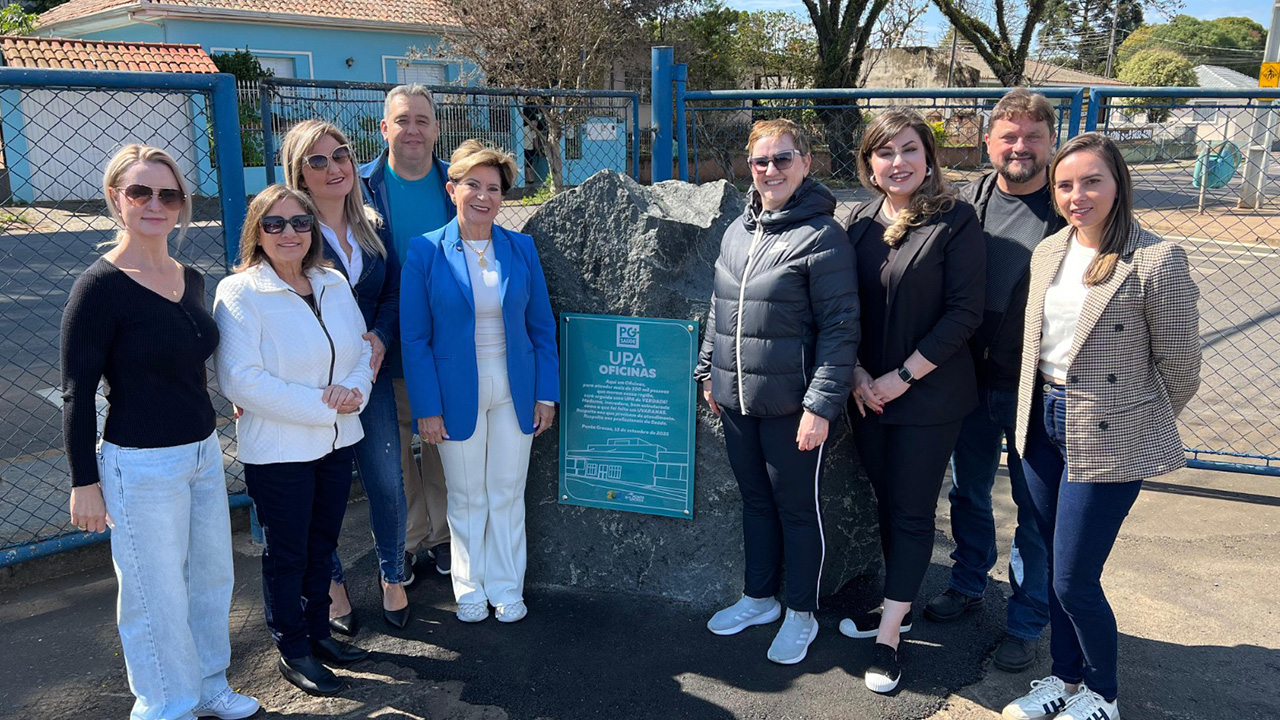 Início da construção da UPA Oficinas é marcado pela pedra fundamental