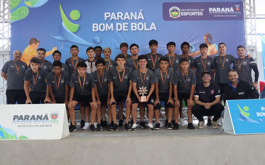 Ponta Grossa conquista prata e bronze no Paraná Bom de Bola em Apucarana