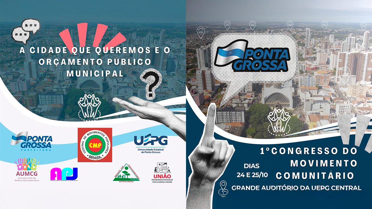 Ponta Grossa realiza o 1º Congresso do Movimento Comunitário