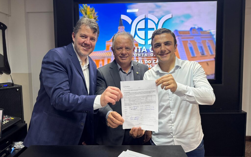 Aliel e Santa Casa de PG assinam contrato para compra de novo equipamento contra o câncer