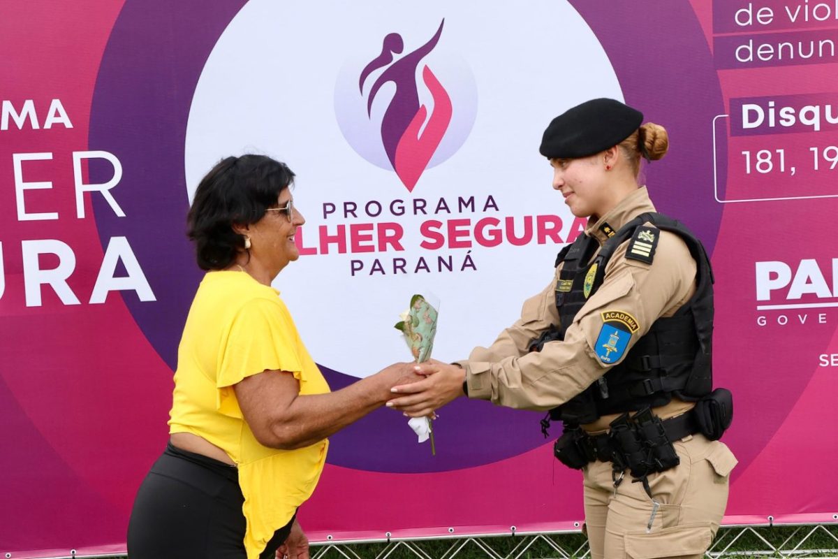 Segurança conscientiza sobre violência contra a mulher